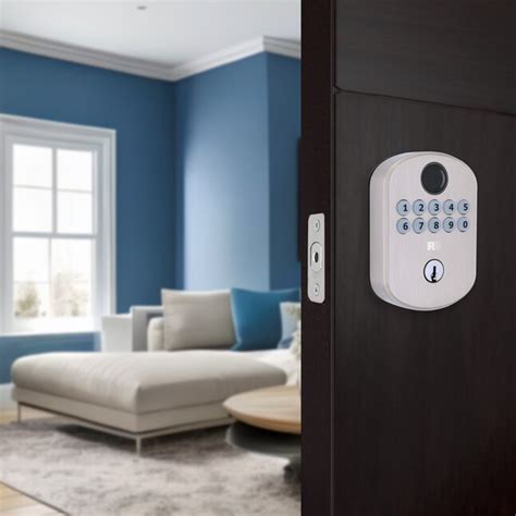 RELIABILT Satin Nickel Single Cylinder Electronic Deadbolt with ...