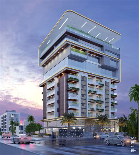 3D Architectural Visualization pramukh tower