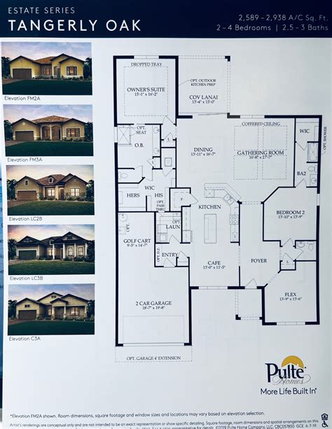 Pulte Single Story Floor Plans