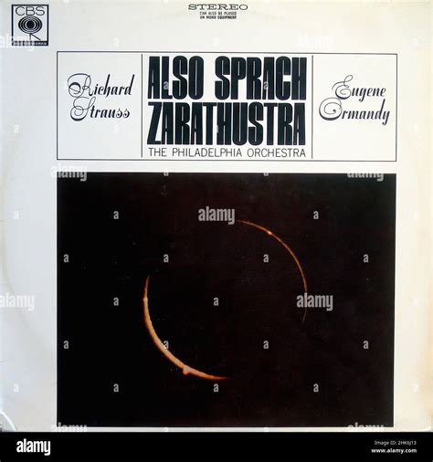 Vintage vinyl record cover - Classical - Richard Strauss - Also Sprach ...