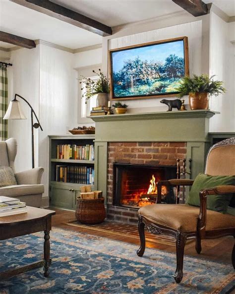 30 Eye-catching TV Over Fireplace Ideas for Function and Style | Home ...