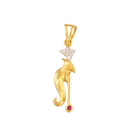 Gold Pendants for Women: Buy Pendants for Women Online at PC Chandra ...