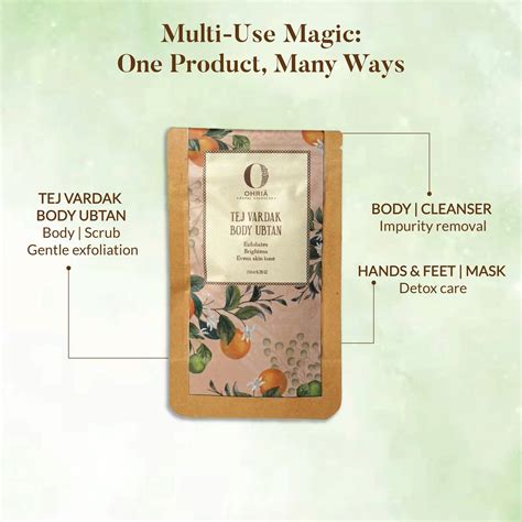 Tej Vardak Body Ubtan- Exfoliating Pack – OHRIA AYURVEDA