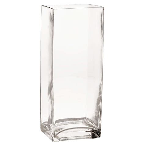 Buy Padmashri Glass Rectangle Vase (10 X 3.5 Inch, Clear) Online at Low ...