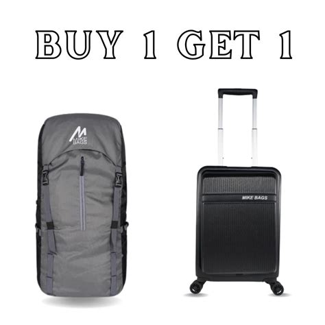 Mike Travel Combo: Mike 36L Explorer Trekking Bag & Mike Nova 39L Hard ...