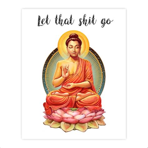 Let That Sh-it Go Art Print - Unframed - 8x10 | | Ubuy India