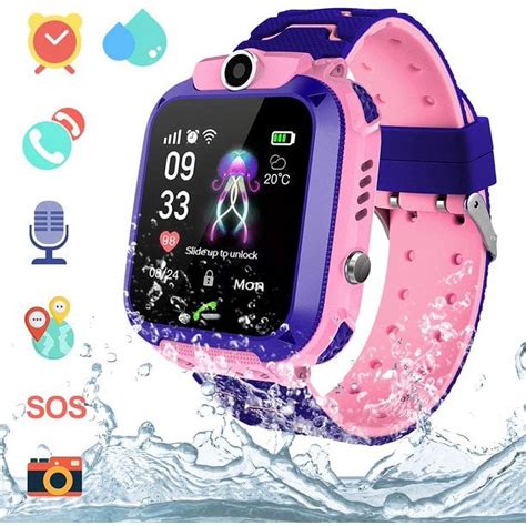 SHELLTON Kids Waterproof Smartwatches,AGPS Tracker SOS Call Voice ...