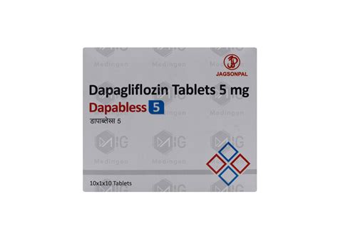 Dapabless 5mg Tablet: View Uses, Side Effects, Price & Substitutes.