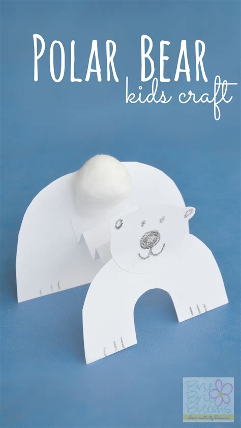Polar Bear kids craft to celebrate International Polar Bear Day - Brie ...