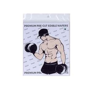 Tastycrafts Bodybuilding Gym Edible Cake Topper - 5.5 x 4 inch | Sugar ...
