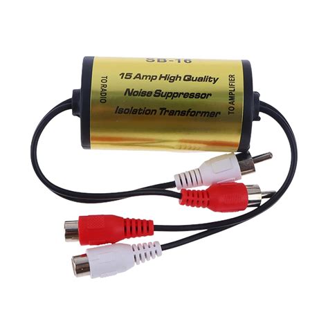 Amazon.com: Noise Isolator for Car Audio, Audio Signals Feedback Loop Isolator, Ground Loop ...