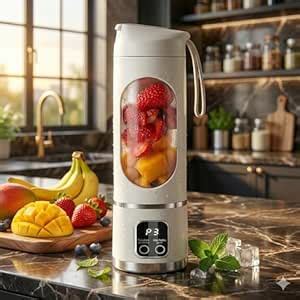 Buy Portable Blender Electric Juicers Fruit Mixers USB Rechargeable ...