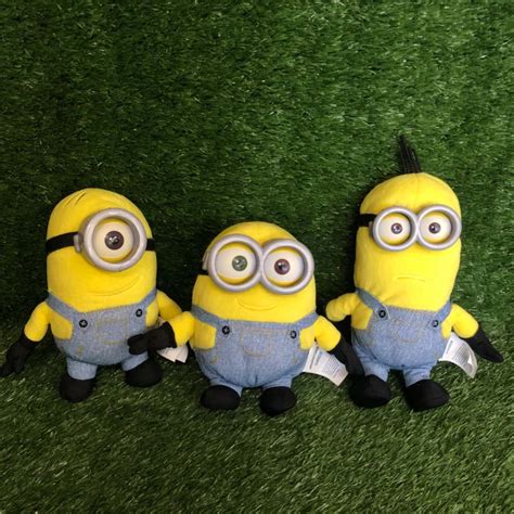 Despicable Me "Kevin, Stuart & Bob" Minions Plush Toys (s)