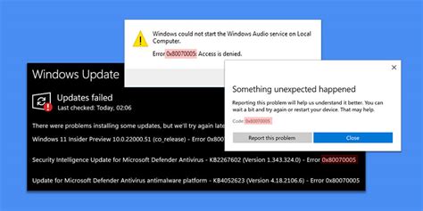 Error Code 0X87dd0005 的图像结果