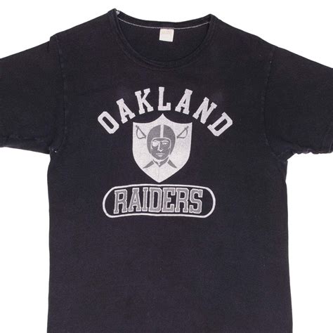 VINTAGE NFL OAKLAND RAIDERS TEE SHIRT 1980S SIZE MEDI… - Gem
