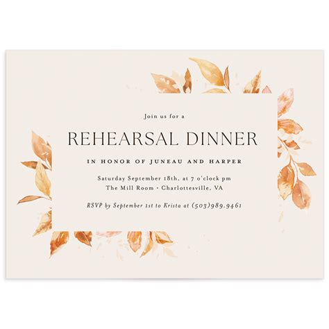 Rehearsal Dinner Invitations | The Knot