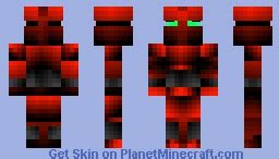 Red Robot Minecraft Skin 的图像结果