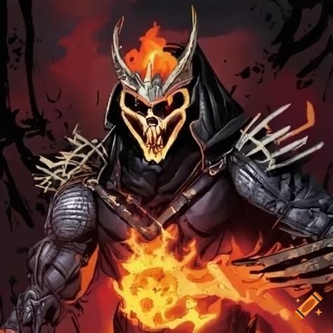 Image of the shredder and ghost rider