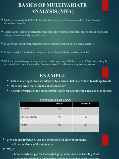 Image result for Multivariate Analysis Explained