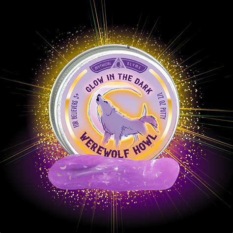 Buy Werewolf Howl - Purple Glitter Glow in The Dark Putty and Slime ...
