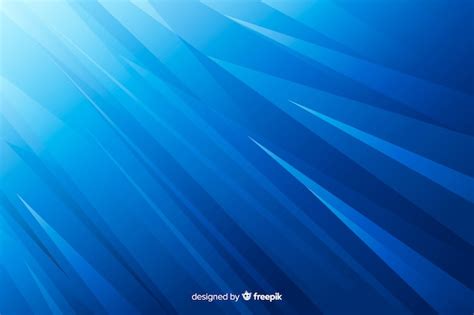 グラデーションのシャープなライン抽象的なブルーの背景 | 無料のベクター