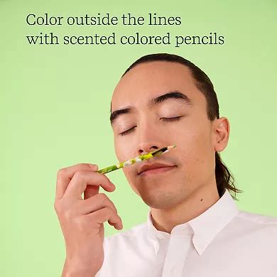 Lifelines Rub & Sniff Scented Colored Pencils - 10-pk. Infused with ...