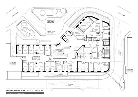 Hospital Plan Layout Hospital Floor Plan Hospital Dwg