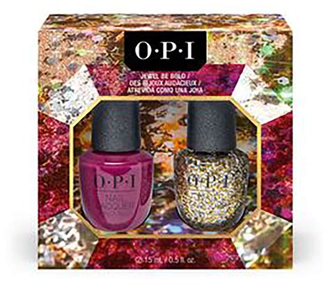 OPI Nail Lacquer Jewel Be Bold Gift Set Duo | lyko.com