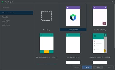 Image result for Empty Compose Activity Android Studio