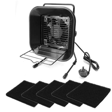 Buy 220V Solder Smoke Fume Sponge Filter Absorber Extractor Fan With 5 ...