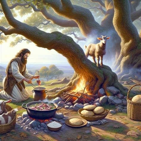 What does Judges 6:19 mean? | Bible Art