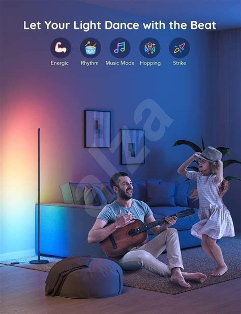 Govee RGBICW Smart Corner Floor Lamp - LED světlo | Alza.cz