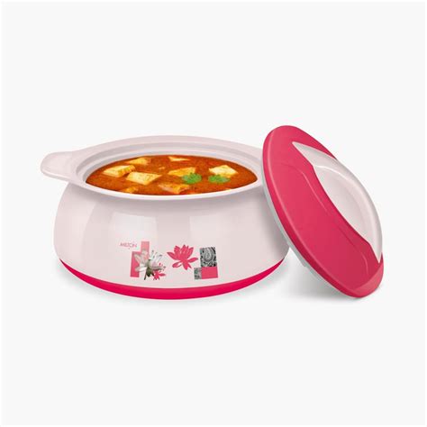 Buy MILTON Multicolour Printed Polypropylene Casserole with Lid from ...