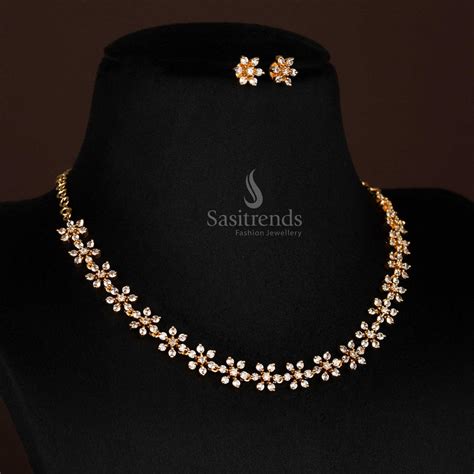 Necklace Set - Buy Online Gold Plated, AD, German Silver Necklace ...