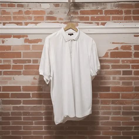 Premium White Half Sleeved Polo T-shirt up to 12XL - Bigger Better
