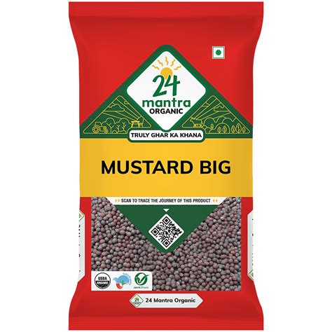 24 Mantra Organic Mustard Big 100g – Chennai Grocers