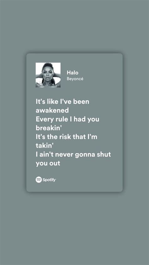 Beyonce Halo Lyrics