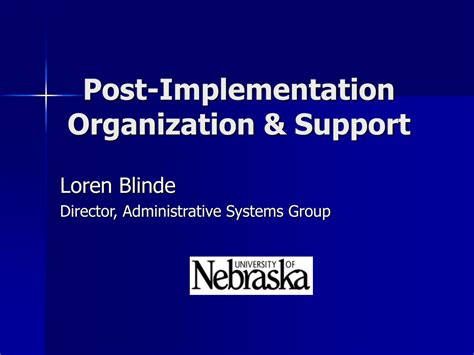 Image result for Post Implementation Support