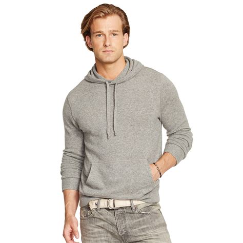 Grey Polo Hoodie Mens at Nelson Roberto blog