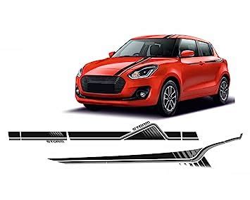 Automaze Car Side Decal Full Body Sticker Graphics for Swift 2018-2019 ...