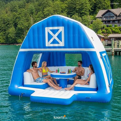 Inflatable Barn Lake Floats – Giant Floating Play Center for Lakes ...