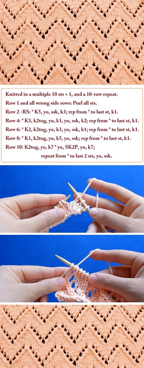 Image result for Chevron Stitch Tutorial