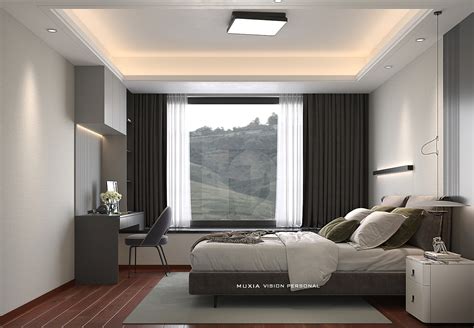 简单大气中式卧室装修效果图2022新款_紫云轩中式设计图库