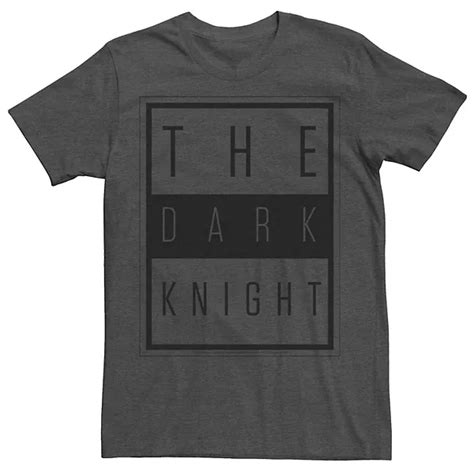 Men's DC Comics Batman The Dark Knight Block Poster Tee