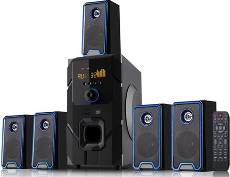 Mak Tech 5.1 Channel 340 Watts Rms with USB, Mmc & Fm Radio-Mak-Q74fm ...