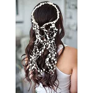 Hair Flare Artificial White Pearls Made Hair pin/Juda Pin/Hair ...