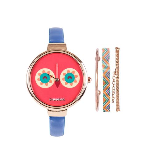 Buy Chumbak Happy Eyes Wrist Watch With Bracelet Online