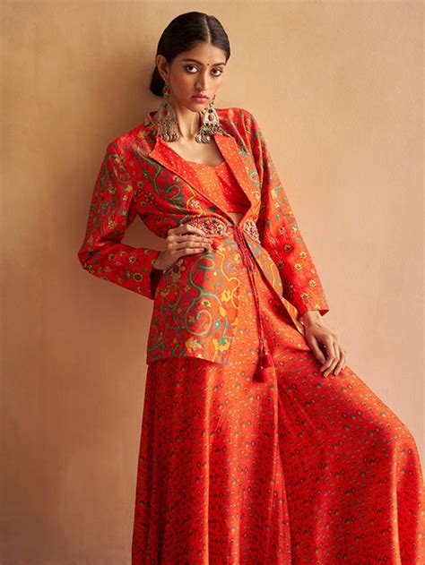 Buy Blazer & Palazzo Co-ord Set | Shop Saundh