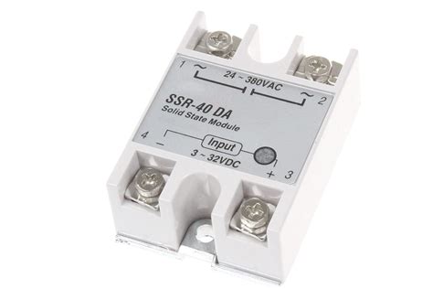 NOYITO SSR-40DA Solid State Relay Single Phase Semi-Conductor Relay DC ...