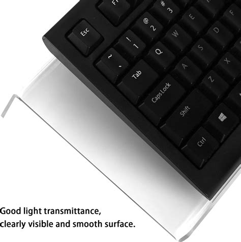 Buy Keyboard Stand Transparent Tilt Acrylic Computer Keyboard Holder ...